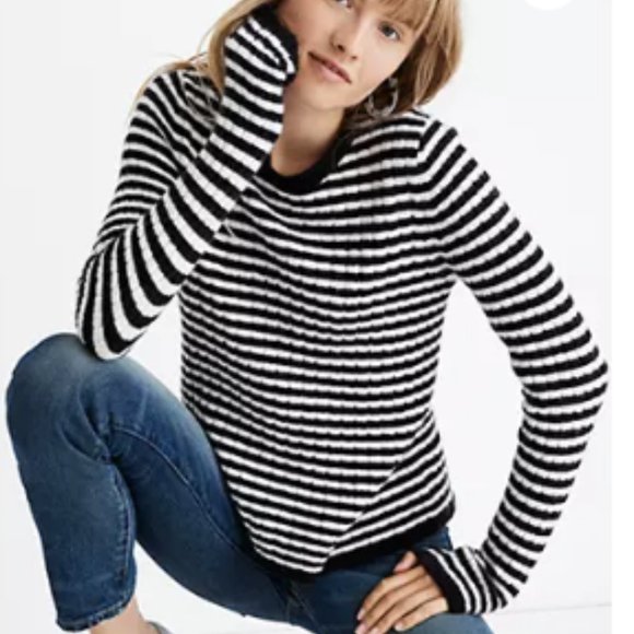 Madewell Sweaters - Madewell Colette Sweater in Leamore Stripe XS